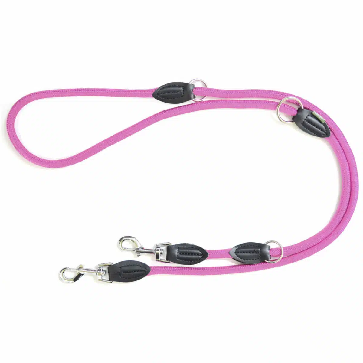 Hundeleine 2 Meter in pink aus Paracord