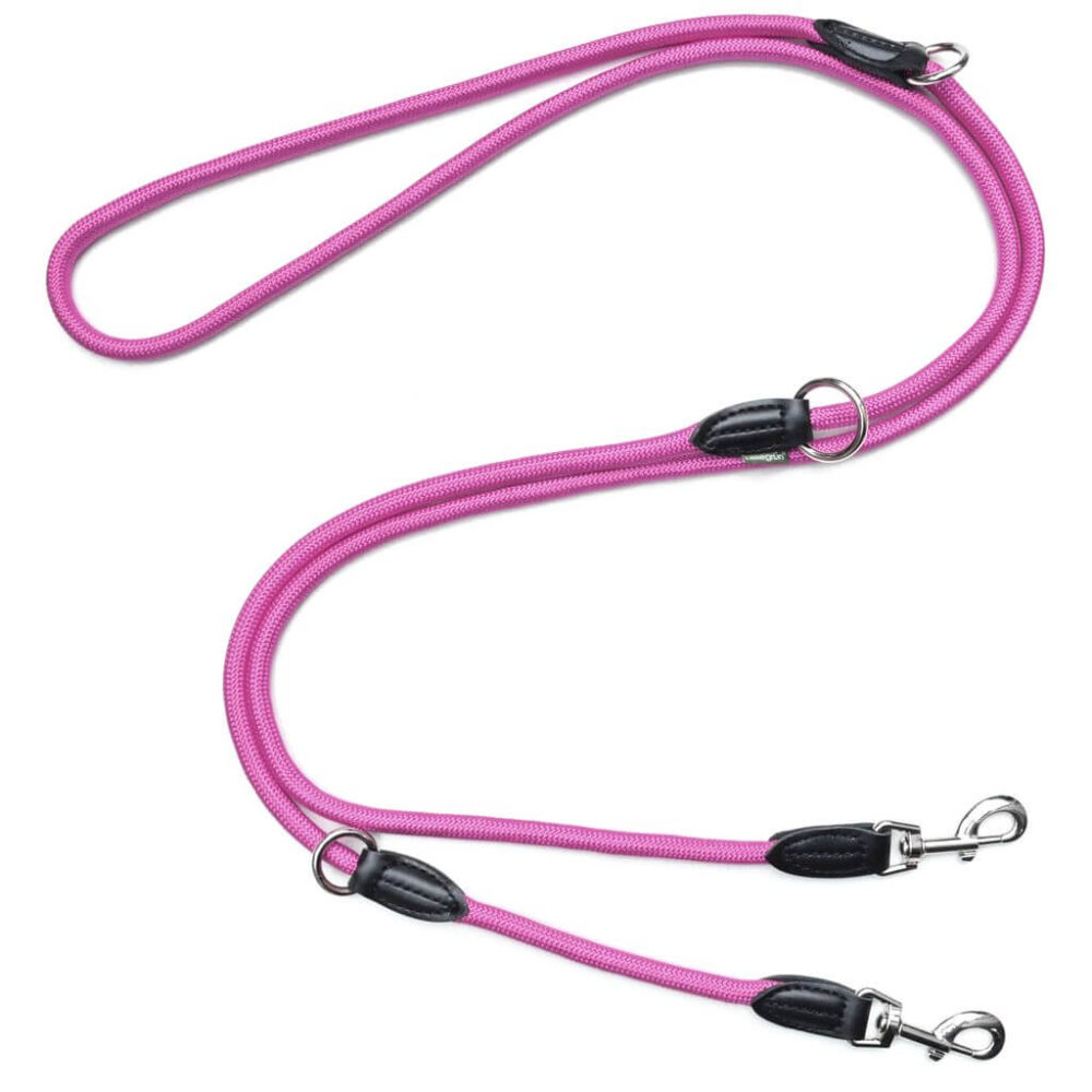 Leisegrün Hundeleine 3m in pink