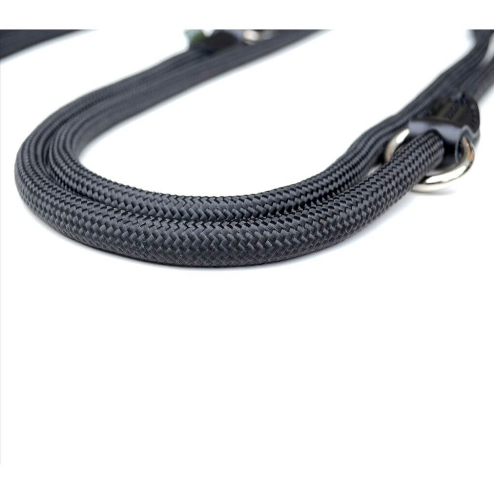 Detailaufnahme vom Tau der Leisegrün Hundeleine