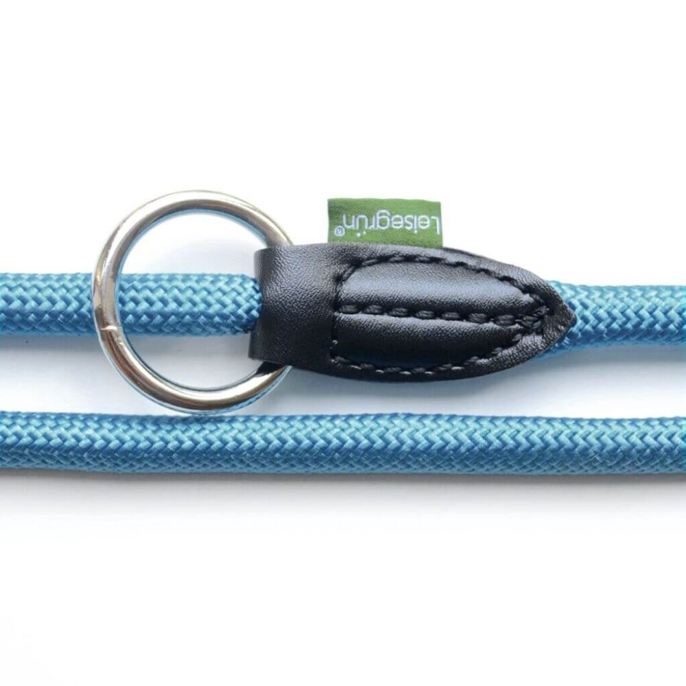 Detailaufnahme vom O-Ring der Leisegrün Hundeleine