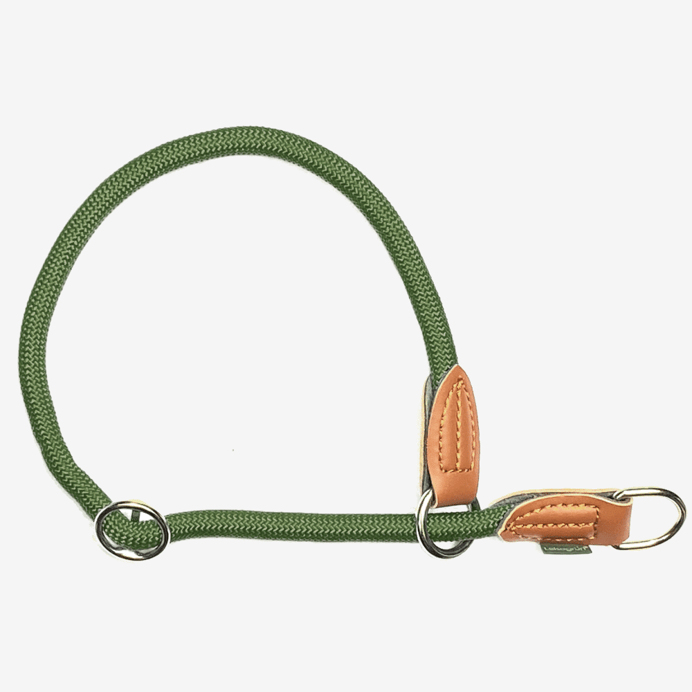 Hundehalsband Olive