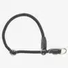 Zugstopp Halsband Schwarz