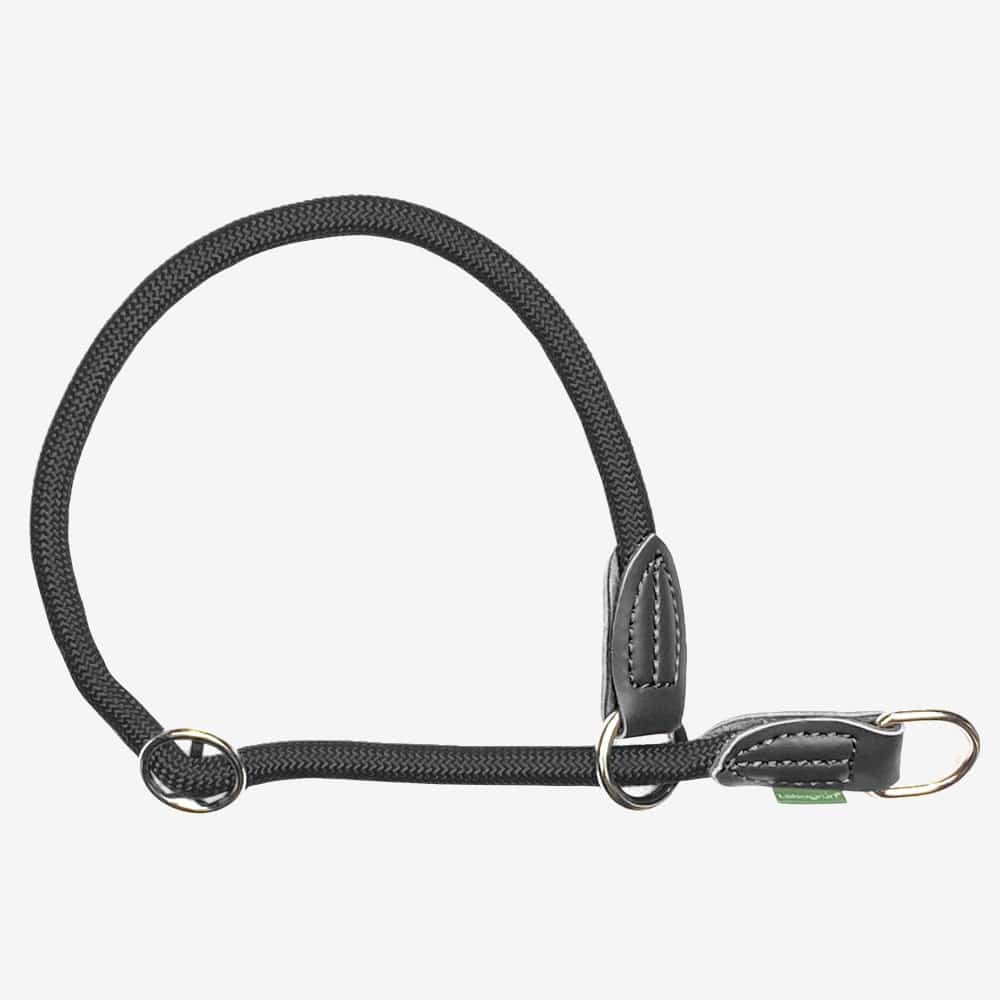 Zugstopp Halsband Schwarz